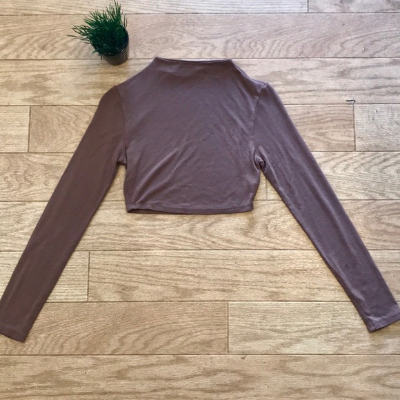 Tops - Taupe Crop Top